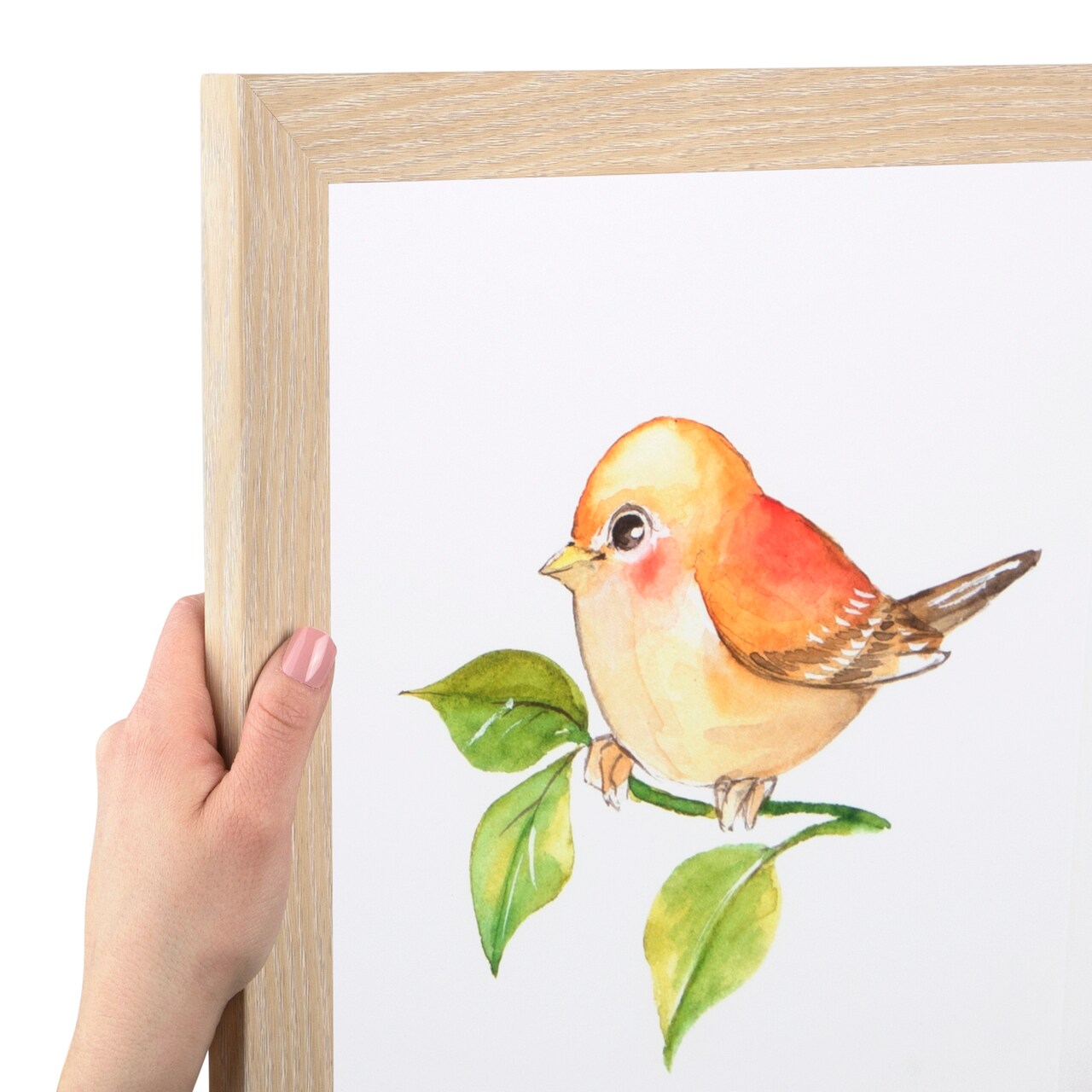 ArtToFrames 8x10 Inch Picture Frame, This 1.25 Inch Custom MDF Poster Frame is Available in Multiple Colors, Great for Your Art or Photos - Comes with Regular Glass and Corrugated Backing (WOM46-8x10)